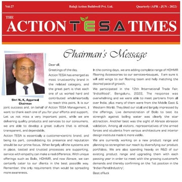 Action TESA Newsletter